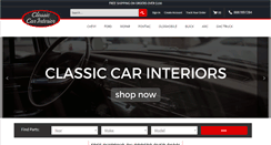 Desktop Screenshot of classiccarinterior.com