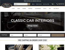 Tablet Screenshot of classiccarinterior.com